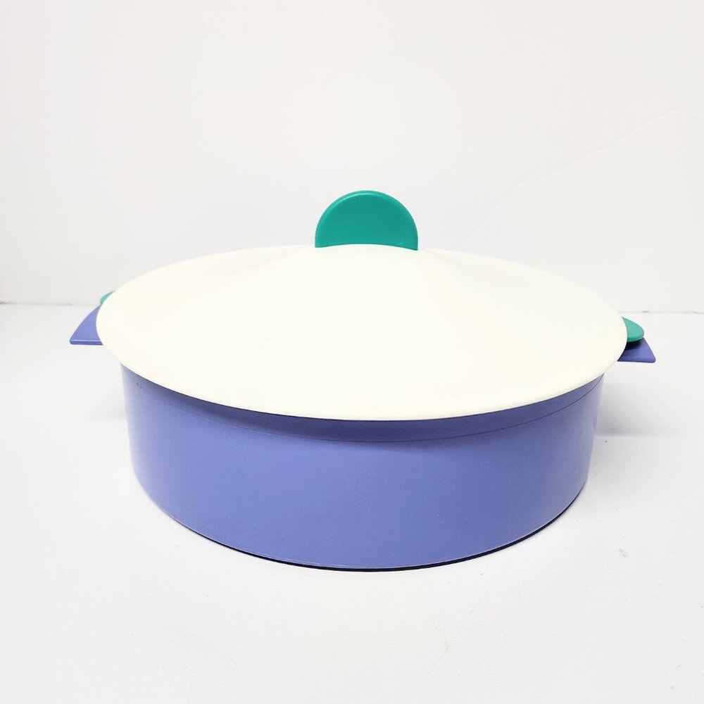 Vintage Tupperware 3pc Micro Steamer Microwaveable Vegetable Cooker 3066A-2